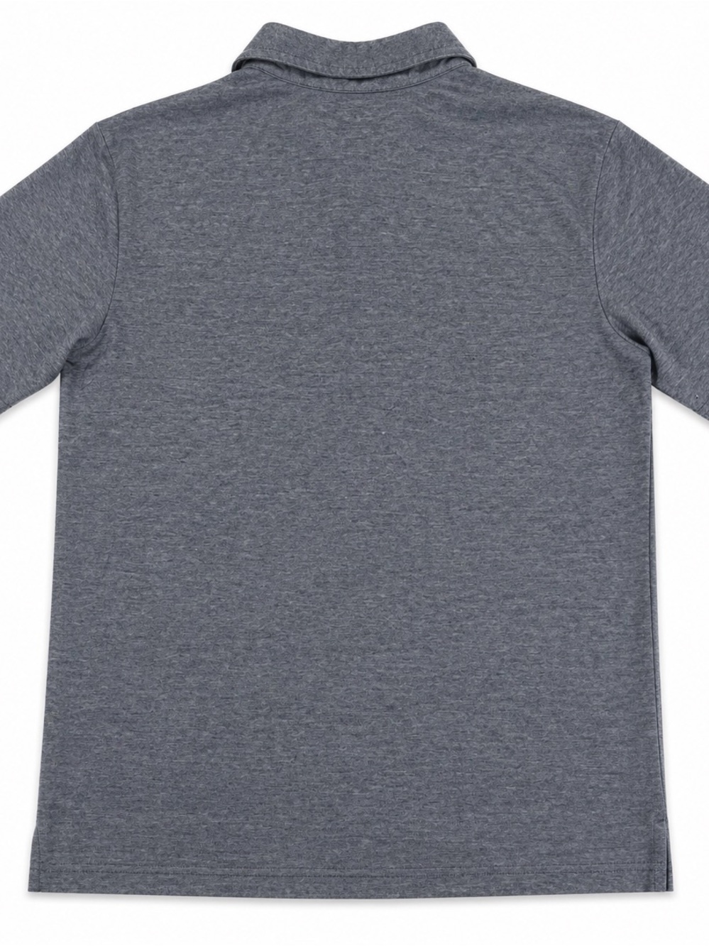 TravisMathew Heather Gray Pima Cotton Blend Golf Polo Shirt Men’s Medium - Picture 3 of 9